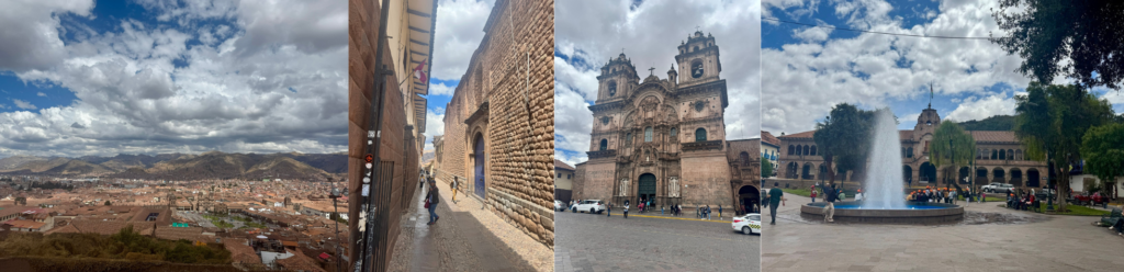 Vista panorámica de la Guía de Viaje de Cusco de la Plaza de Armas en Perú